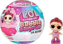LOL Surprise Bubble Foam Lil Sisters Doll, Лол Бабл сестрички Color change