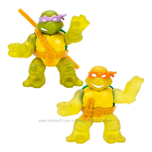 Goo Jit Zu Teenage Mutant Ninja Turtles Michelangelo & Donatello Гуджитсу