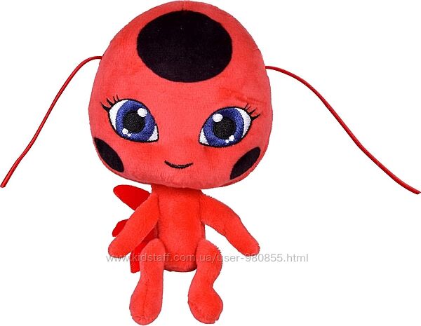 М´яка Квамі Тіккі Miraculous Kwami Tikki Plush Ladybug, Cat Noir Леді Баг