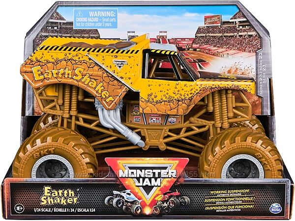 Вантажівка Monster Jam, Earth Shaker Monster Truck, Монстер Трак, Шейкер