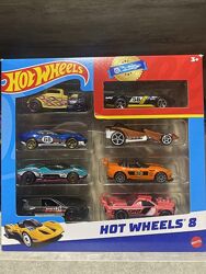 Набір машинок Hot Wheels Set of 8 Basic Toy Cars 164 Хотвілз, Хотвілс