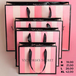 Подарочный бумажный пакет Victorias Secret виктория сикрет