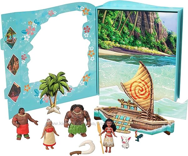 Ігровий набір Disney Moana Моана набор фигурок 6 персонажей Оригинал