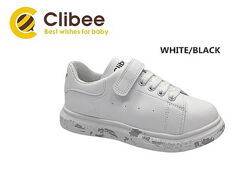 Румынские качественные белые и черные кроссовки Clibee 