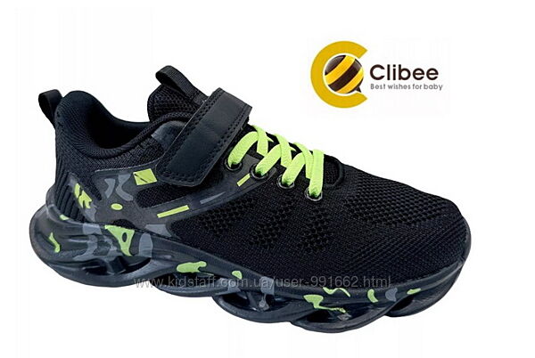 Кросівки якісні Сlibee black green, Польща 34-39