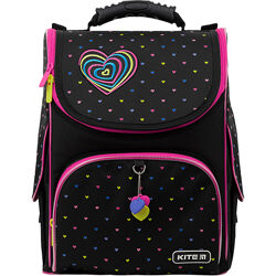 Рюкзак шкільний каркасний Kite Education Hearts K22-501S-4 LED