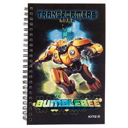 Блокнот на спіралі Kite Transformers BumbleBee Movie TF19-225, 80 аркушів, клітинка