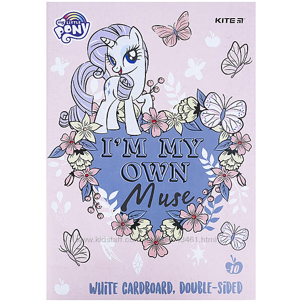 Картон білий Kite My Little Pony LP21-254, А4, 10 аркушів, папка