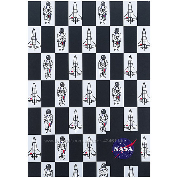 Блокнот-планшет Kite NASA NS21-194-1, A5, 50 аркушів, клітинка