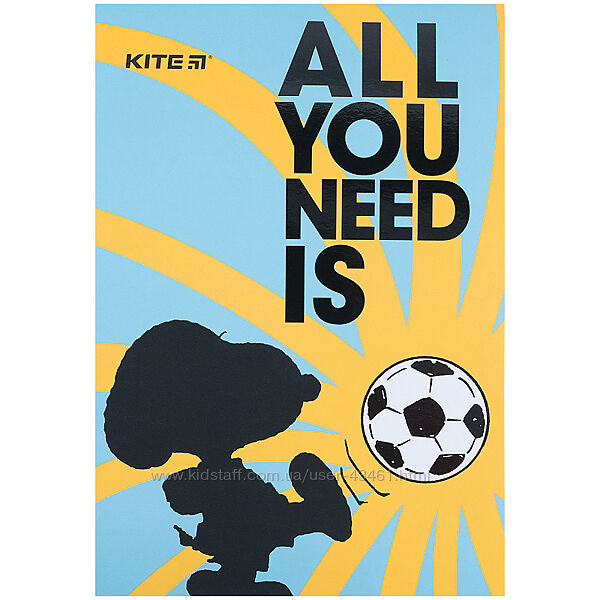 Блокнот-планшет Kite Snoopy SN21-194-4, A5, 50 аркушів, клітинка