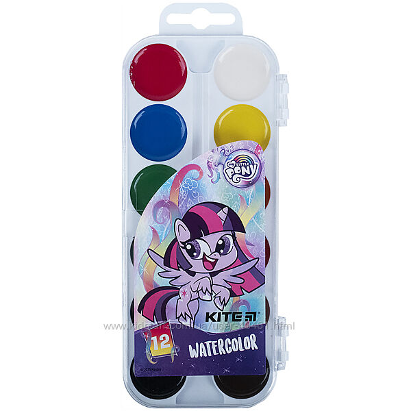 Фарби акварельні Kite My Little Pony LP21-061, 12 кольорів