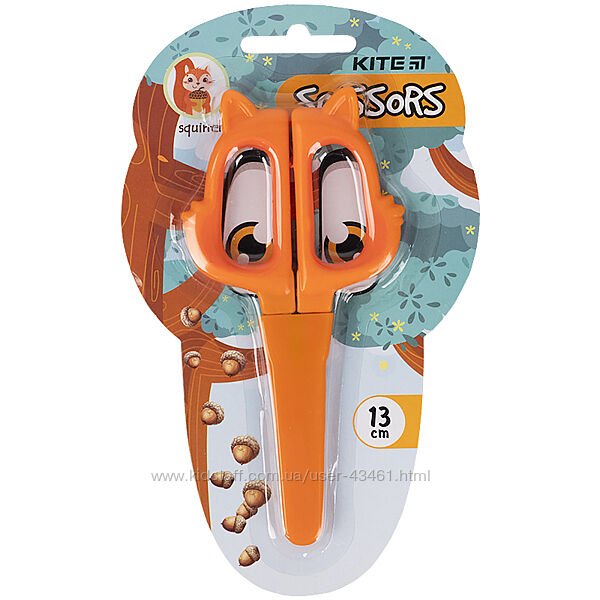 Ножиці в футлярі Kite Squirrel K21-017-02, 13 см