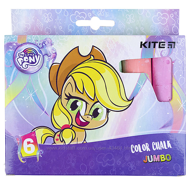 Крейда кольорова Kite Jumbo My Little Pony LP21-073, 6 кольорів