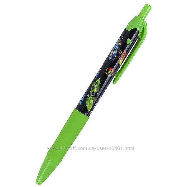 Ручка кулькова автоматична Kite Hot Wheels HW21-039, синя