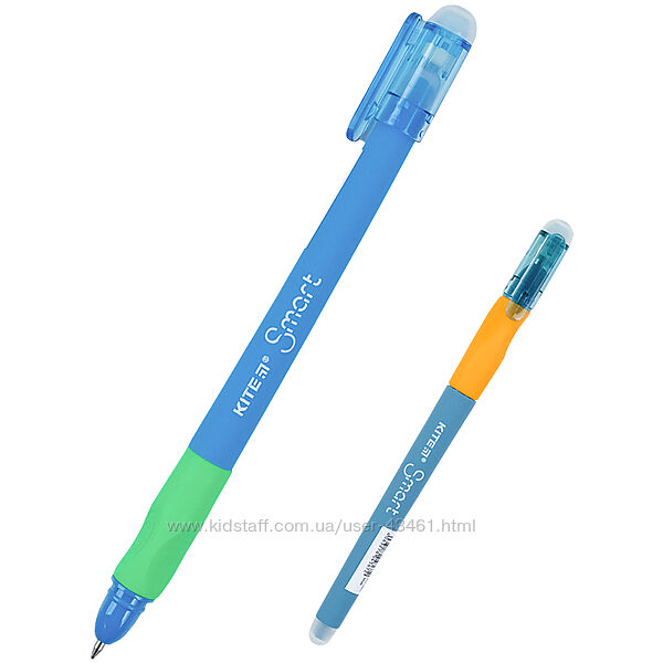 Ручка гелева пиши-стирай Kite Smart K21-098-02, синя