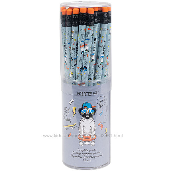 Олівець графітний з гумкою Kite Rolling K21-056-2