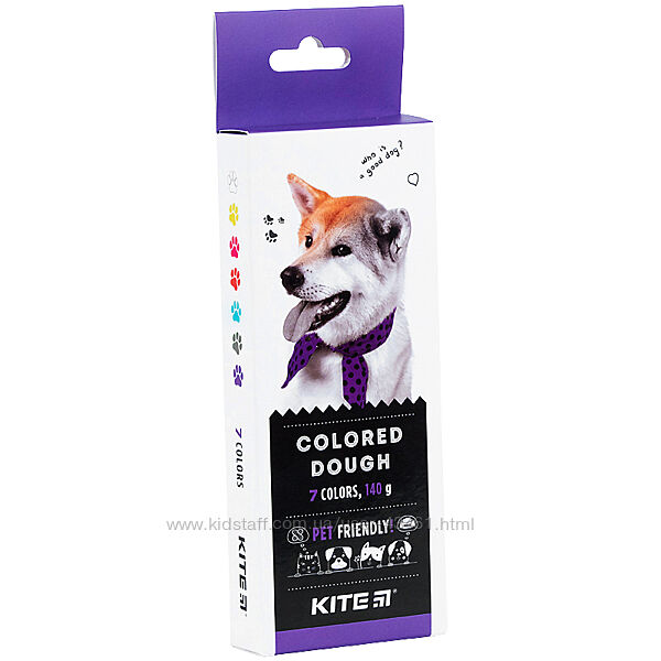 Тісто для ліпки кольорове Kite Dogs K22-136, 720 г