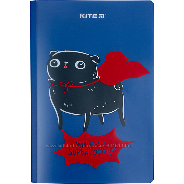 Блокнот пластиковий Kite Weird dog K22-460-1, А5, 40 аркушів, клітинка