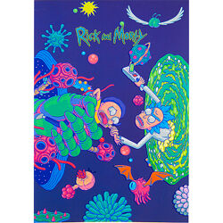 Блокнот-планшет Kite Rick and Morty RM22-194-1, A5, 50 аркушів, клітинка