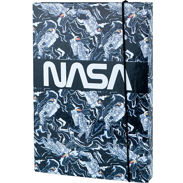 Папка для зошитів на гумці Kite NASA NS22-210, картон