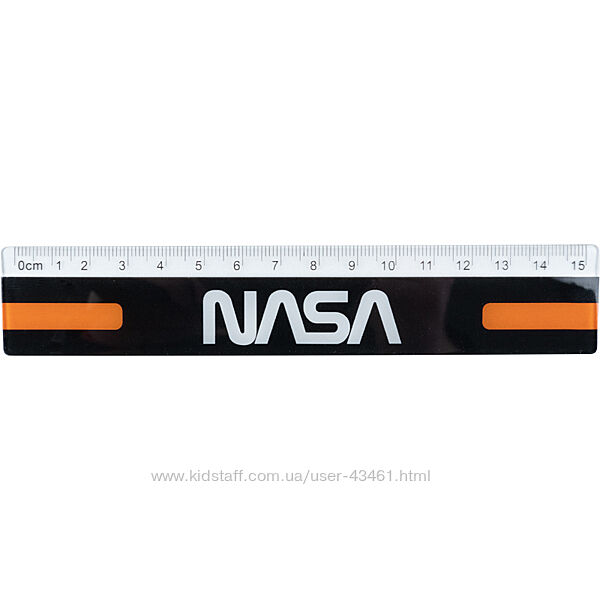 Лінійка пластикова Kite NASA NS22-090, 15 см