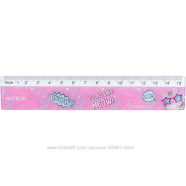 Лінійка пластикова Kite Rachael Hale R22-090, 15 см