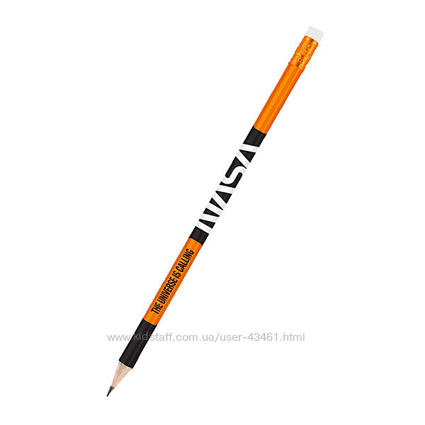 Олівець графітний з гумкою Kite NASA NS22-056