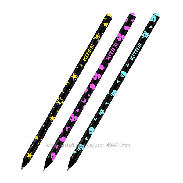 Олівець графітний з кристалом Kite Sweet K22-059-3