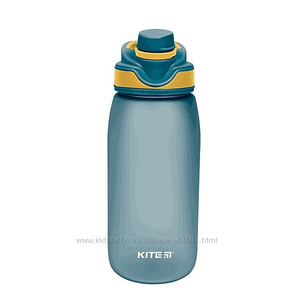 Пляшечка для води Kite K22-417-03, 600 мл, темно-зелена
