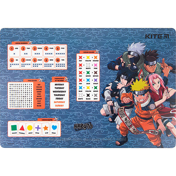 Підкладка настільна Kite Naruto NR23-207