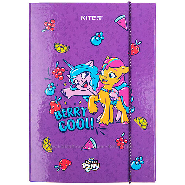 Папка для зошитів на гумці Kite My Little Pony LP23-210, картон