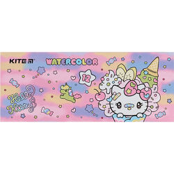 Фарби акварельні в картонній упаковці Kite Kitty HK23-041, 12 кольорів