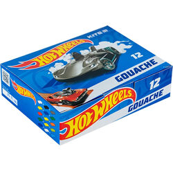 Гуаш Kite Hot Wheels HW23-063, 12 кольорів