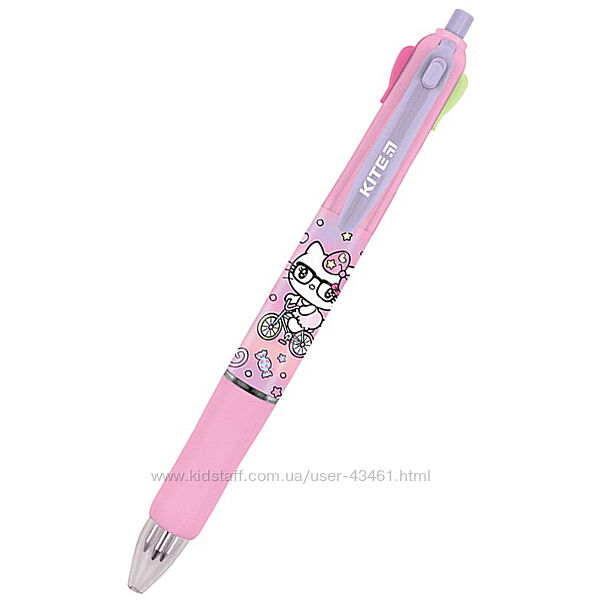 Ручка кулькова автоматична Kite Hello Kitty HK23-067, 4 кольори