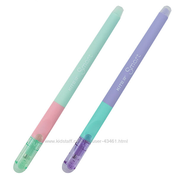 Ручка гелева пиши-стирай Kite Smart K23-098-2, синя