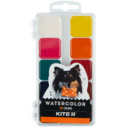 Фарби акварельні Kite Dogs K23-060, 10 кольорів