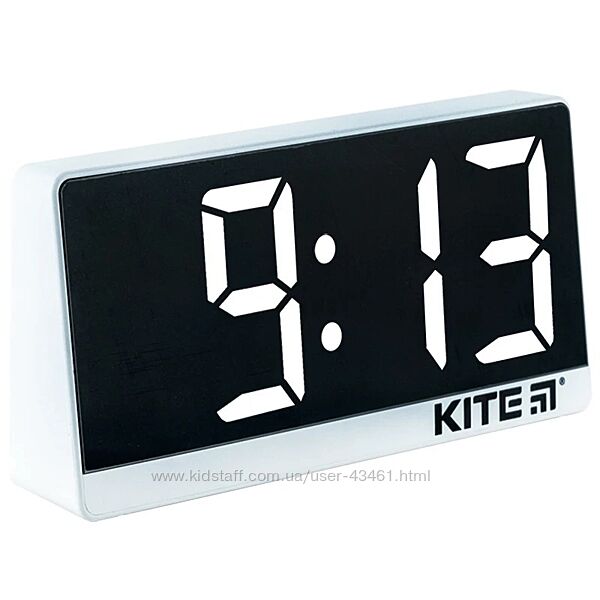 Годинник електронний цифровий Kite K24-488-2, білий