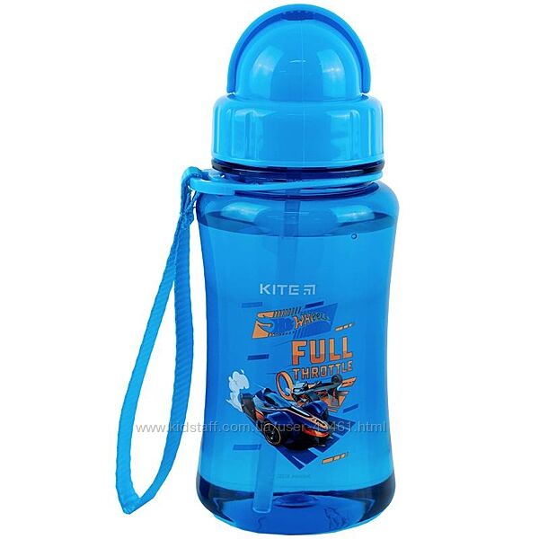 Пляшечка для води Kite Hot Wheels HW24-399, 350 мл, синя