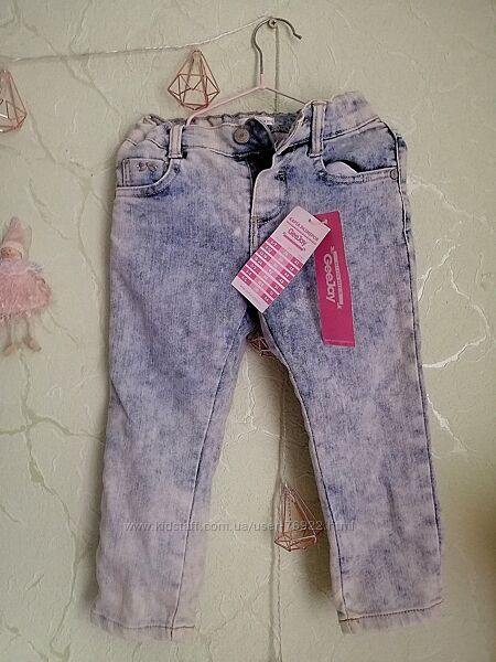 Новые джинсы варенки мом р.18-24 месяца
