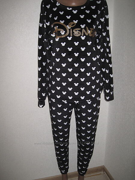 Теплый велюровый костюм пижама Love to lounge Disney р-рXS