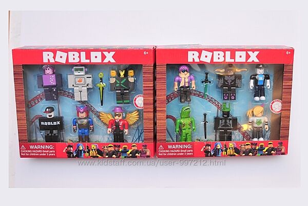 Набор фигурки Роблокс Roblox фигурки в коробке 6штук два вида