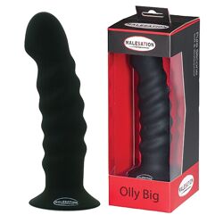 Фаллоимитатор  - MALESATION Olly Dildo. Червоний, чорний.