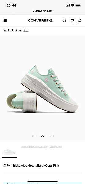 Нові жіночі кеди Converse з вишивкою , розмір 39,5, оригінал.