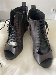 Черевики All Saints Kaitlyn boot, розмір 40, натуральна шкіра, з блискавкою