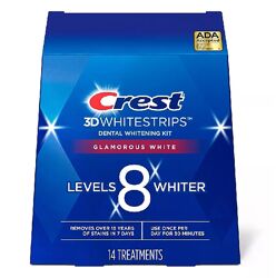 Отбеливающие полоски Crest 3D Whitestrips Glamorous White 14 шт.
