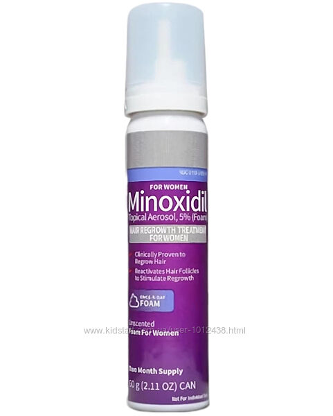 Піна жіноча Міноксидил 5 Кіркланд Minoxidil Kirkland