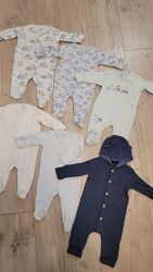 Пакет одягу чоловічки next 0-3 комбінезон George cтан нових