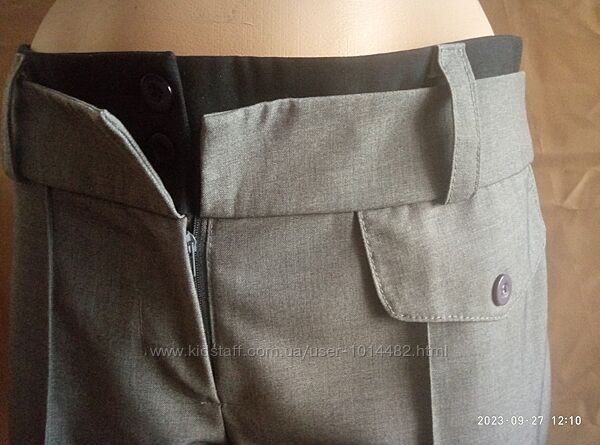 Класичні штани/брюки із костюмної тканини