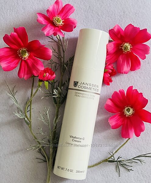 Janssen Demanding skin vitaforce C cream. Янсен крем з вітаміном С. Рaзлив