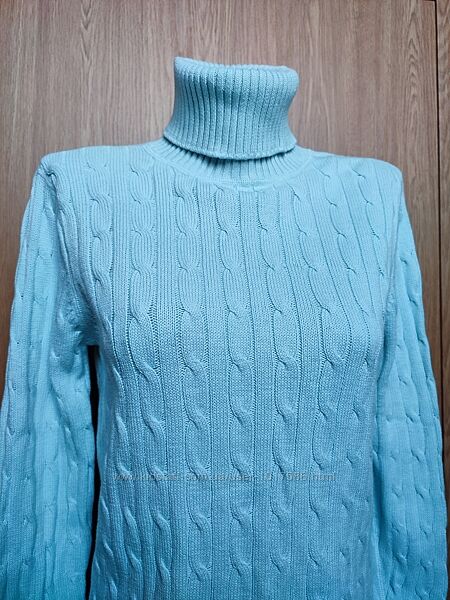 свитер джемпер гольф в косы polo jeans company Ralph Lauren / 40-42рр 